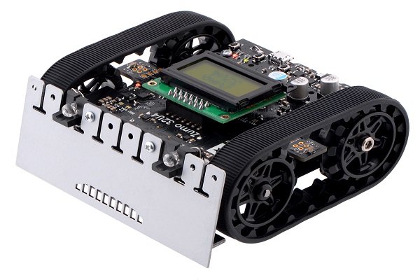 Sumobot 32U4 versátil y poderoso ¡Compatible con el IDE de Arduino!