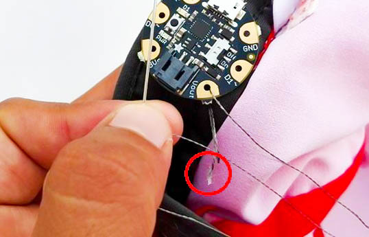 Gorra Neopixel Wearable TBem