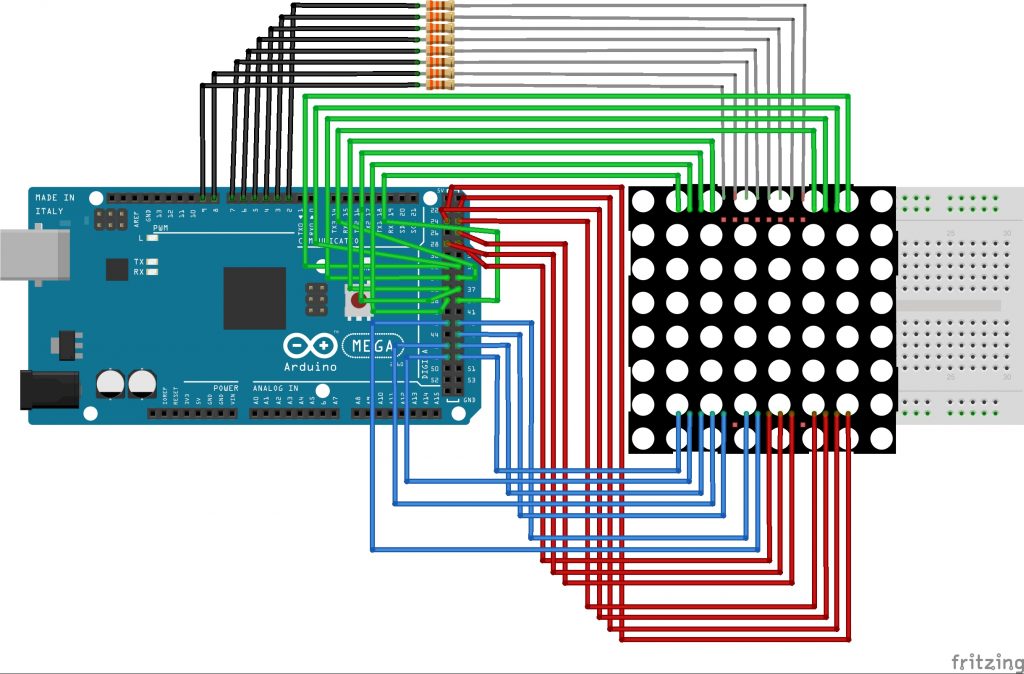 matriz de leds RGB